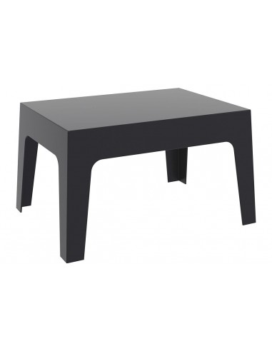 Table basse de jardin en plastique noir 50x70x43 cm MDJ10173 les ligaments