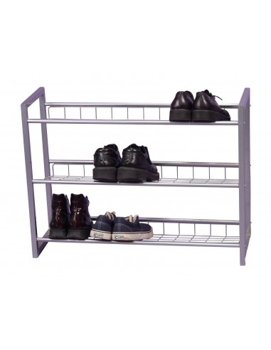 Etagère à chaussures en métal pour 12 paires 80x60x25 cm MED05086 pas cher