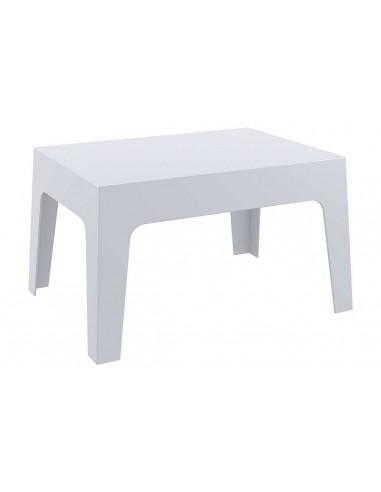 Table basse de jardin en plastique gris clair 50x70x43 cm MDJ10170 commande en ligne