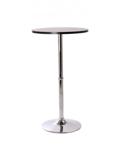 Table haute de bar bistrot noir 108cm TAB09002 vous aussi creer 