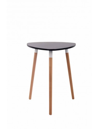 Table de cuisine table d'appoint en bois couleur noir hauteur 75 cm Ø 60 cm TAB10060 commande en ligne