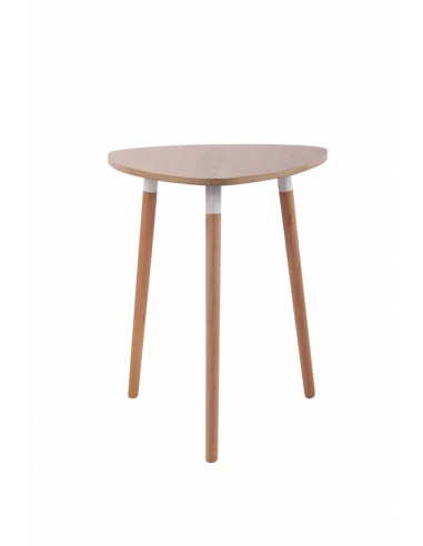 Table de cuisine table d'appoint en bois couleur nature hauteur 75 cm Ø 60 cm TAB10059 les ligaments