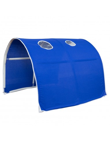 Tunnel pour lit enfant superposé tente accessoires bleu 90x70x100cm APE06031 Véritable concentré