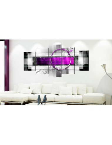 Tableau sur verre acrylique - Bordure violette [Verre] 100x50 cm TVA110030 2024