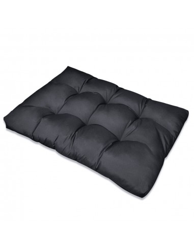 Coussin de chaise pour intérieur ou extérieur gris 120x80x10 cm DEC021366 Paris Déstockage Promo