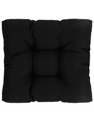 Coussin de siège de jardin imperméable 100 % polyester noir 80x80x10 cm DEC021617 pas chere