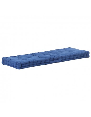 Coussin de plancher de palette Coton matelas de sol 120x40x7 cm Bleu clair DEC021821 sélection de produits