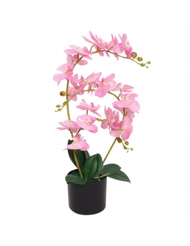 Plante artificielle avec pot orchidée 65 cm rose DEC021905 sur le site 