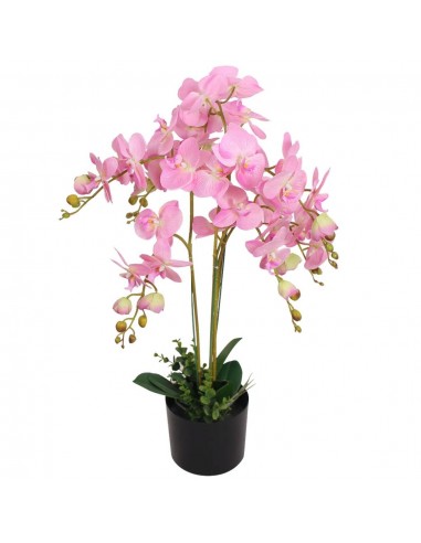 Plante artificielle avec pot orchidée 75 cm rose DEC021907 Le MVP de beaucoup