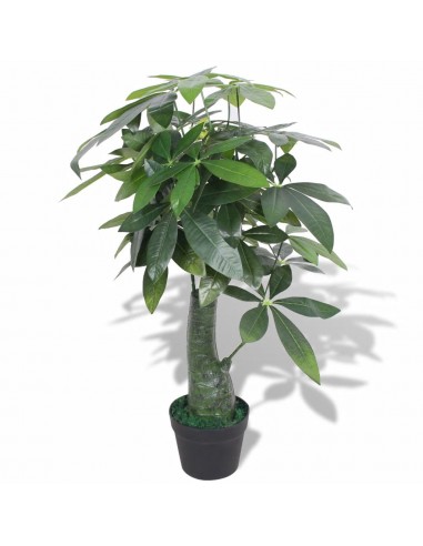 Arbre de la fortune artificiel avec pot 85 cm vert DEC021929 solde