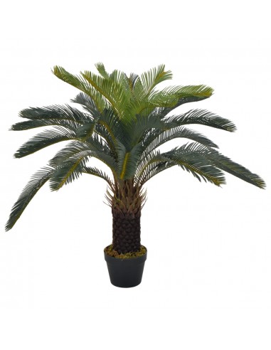 Plante artificielle avec pot palmier cycas vert 90 cm décoration intérieur DEC022030 Livraison rapide