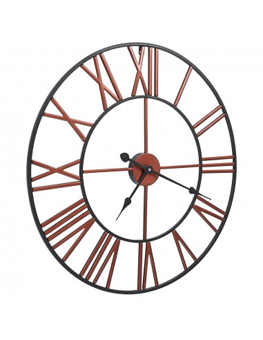 Horloge murale Métal 58 cm Rouge DEC022224 pas cher