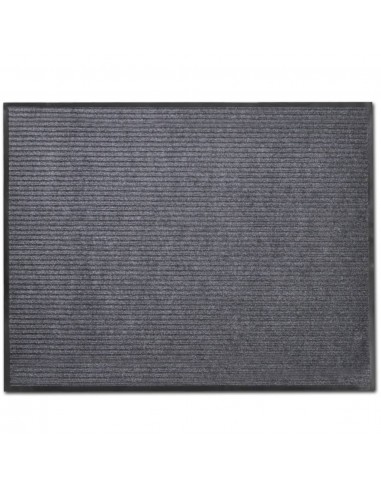 Tapis d'entrée paillasson PVC Gris 120 x 180 cm DEC023124 Les êtres humains sont 