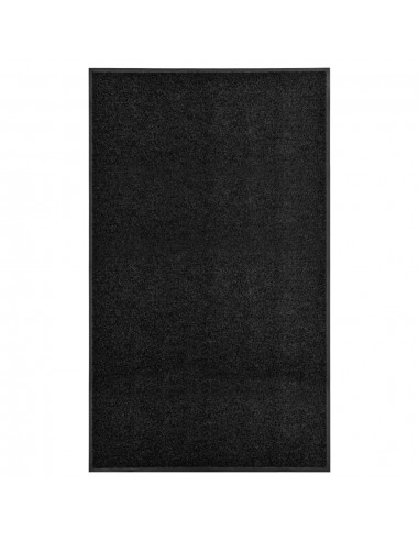 Paillasson lavable Noir 90x150 cm DEC023177 Véritable concentré