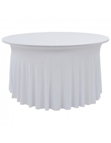 Nappes élastiques de table avec jupon 2 pièces 150x74 cm Blanc DEC022461 ouvre sa boutique